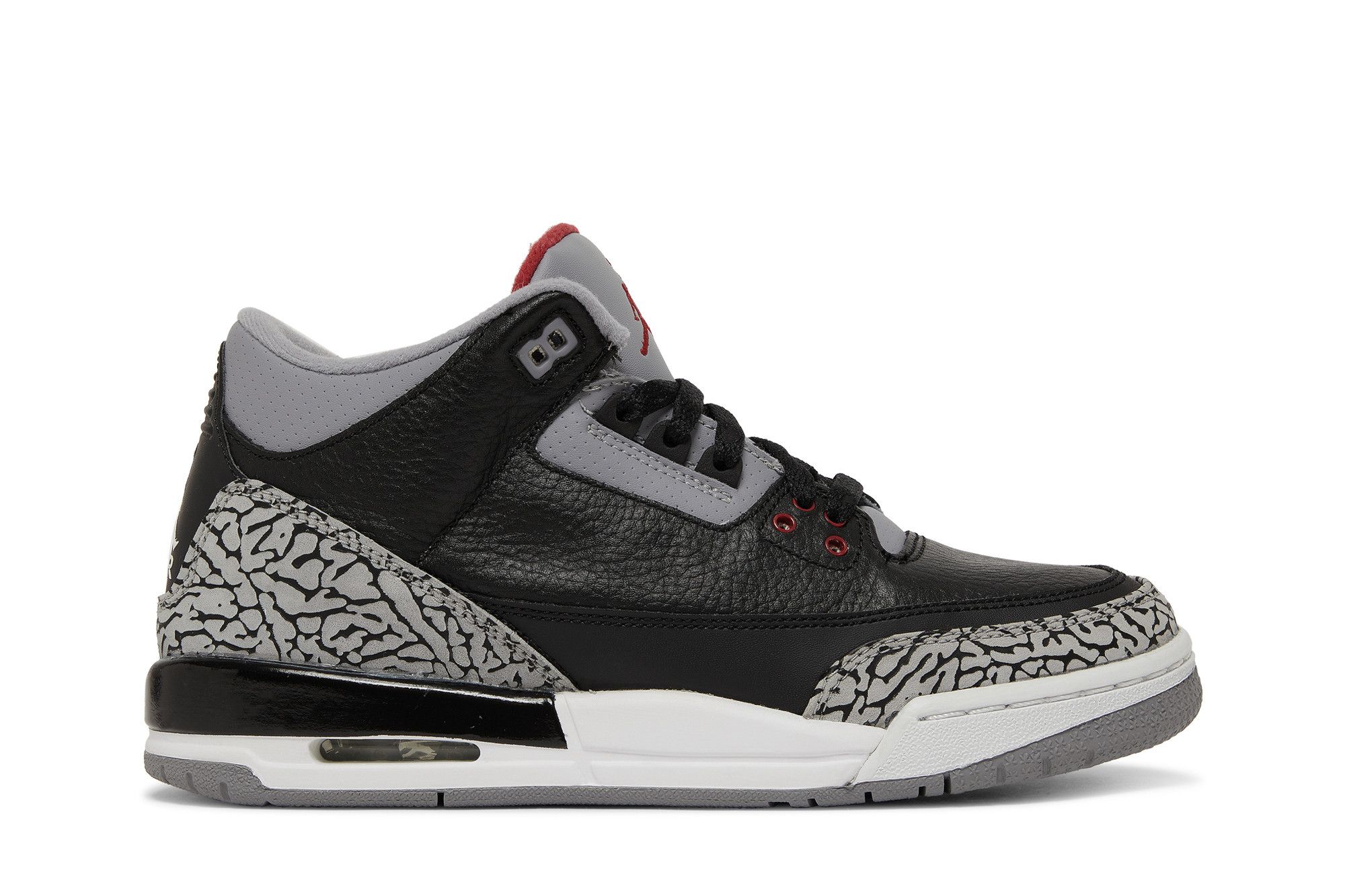 Pre-owned Air Jordan 3 Retro Gs 'cement' 2011 In Black