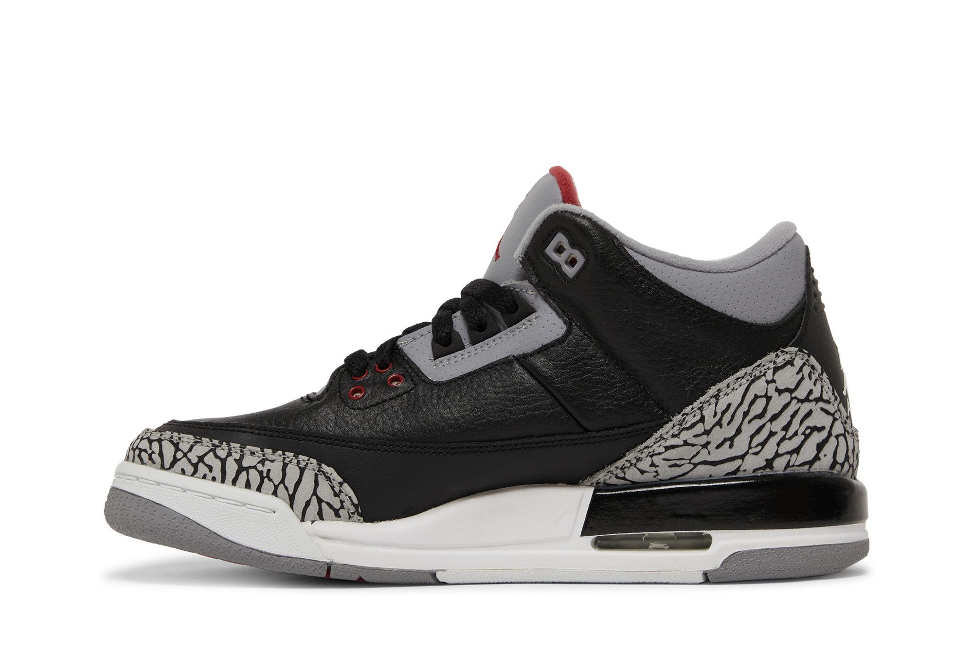 Pre-owned Air Jordan 3 Retro Gs 'cement' 2011 In Black