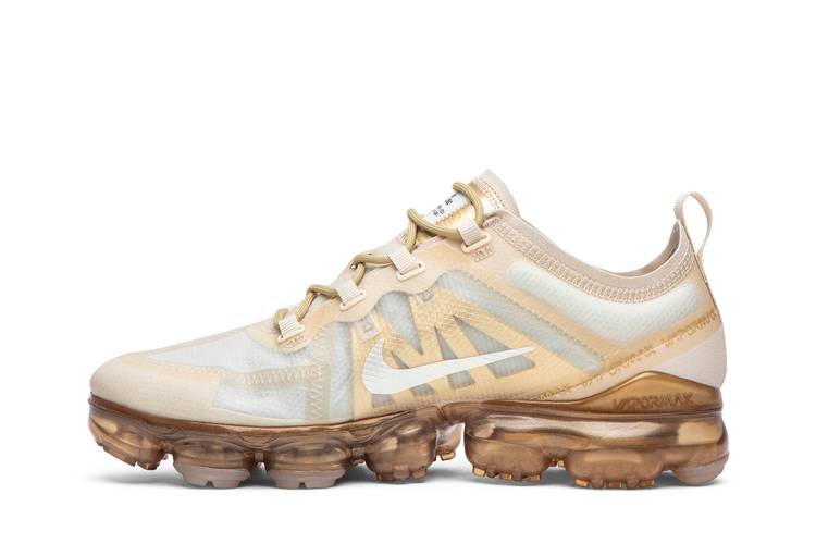 vapormax 2019 white and gold