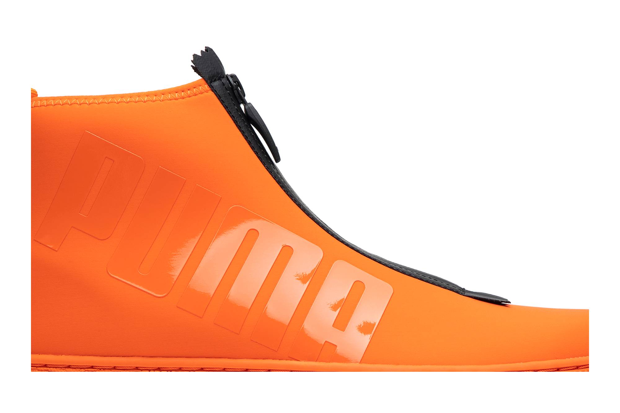 Pre-owned Puma Atelier New Regime X Basket Boot 'scarlet Ibis' In Orange