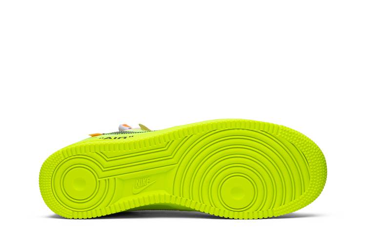 Nike Air Force 1 VOLT Neon Yellow LV8 UV TD, Size 9c