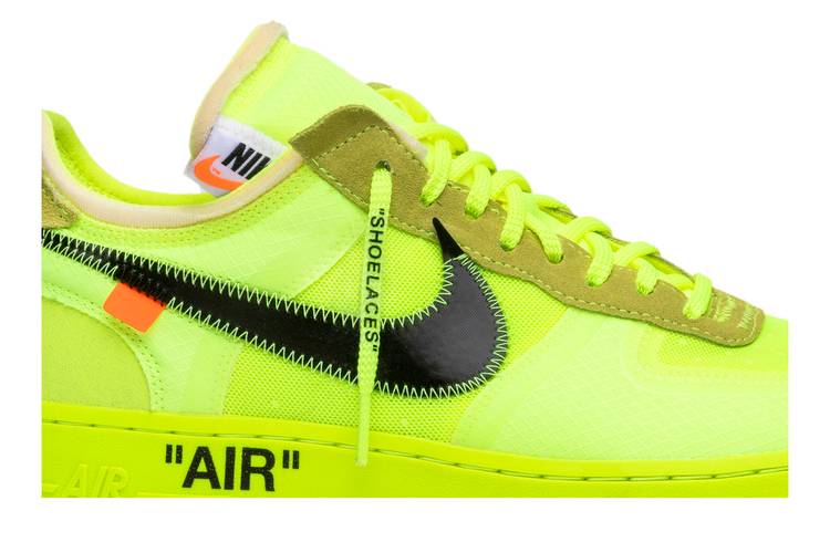 Off-White x Air Force 1 Low 'Volt' | GOAT