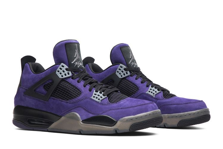 cactus jack air jordan 4 purple