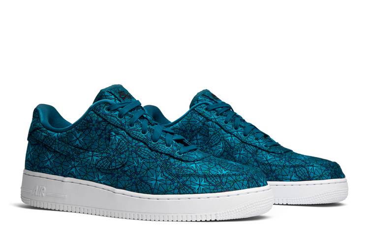 nike air force 1 low stained glass green abyss