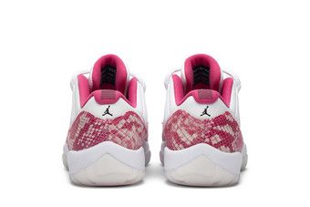 Pink jordan clearance 11 snakeskin