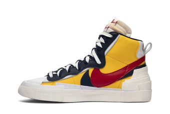 sacai x nike blazer mid yellow