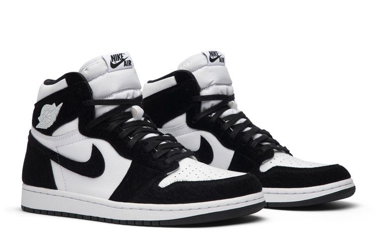 black and white jordan 1 high twist