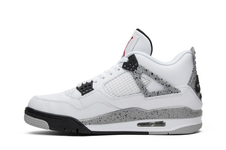 Jordan 4 best sale white and grey