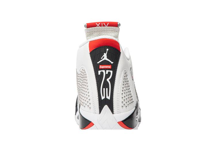 Nike Air Jordan 14 Retro Supreme White size 10.5 OG XIV BV7630-106