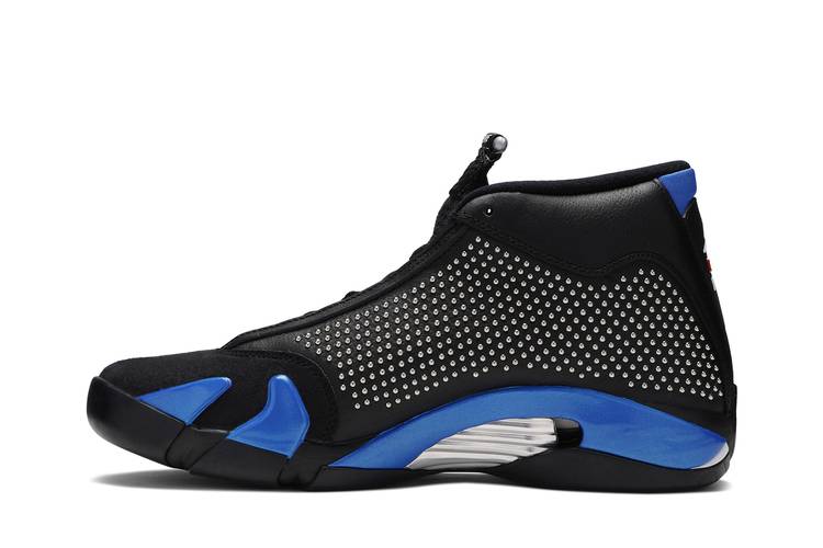 Nike Air Jordan 14 Retro X Supreme Black Varsity Royal Size 9 VNDS AUTHENTIC