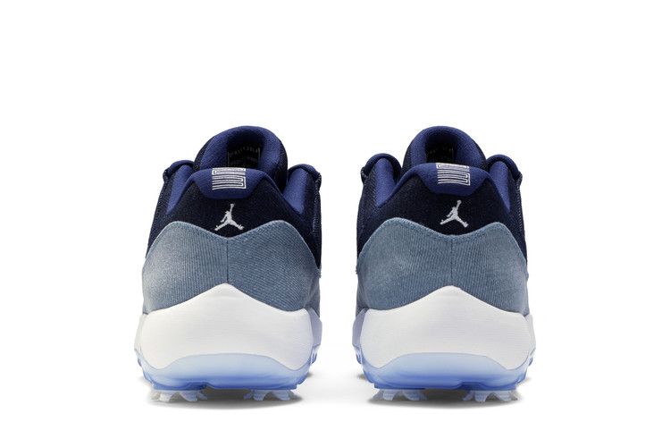 Jordan 11 hotsell denim golf shoes