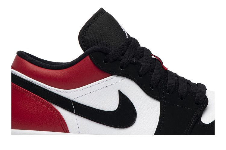 【得価安い】nike jordan1 low black toe ジョーダン1 27.5 靴