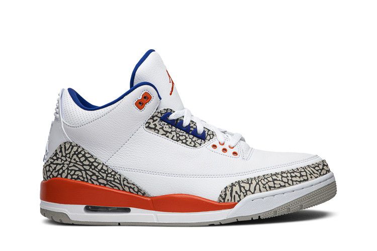 Buy Air Jordan 3 Retro 'Knicks' - 136064 148 - White | GOAT