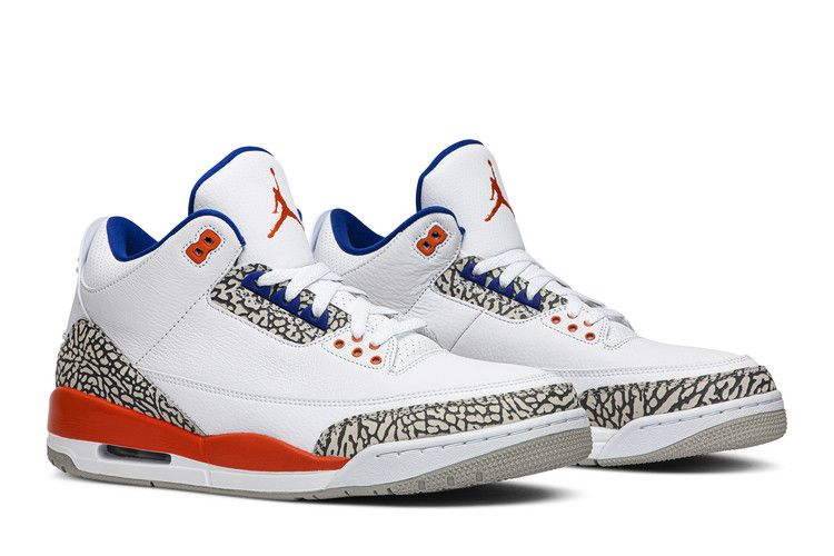 Buy Air Jordan 3 Retro 'Knicks' - 136064 148 - White | GOAT