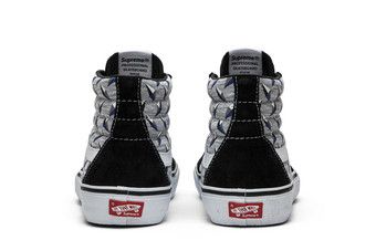 Buy Supreme x Vans Sk8-Hi Pro 'Diamond Plate Black Grey