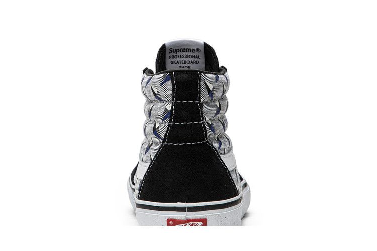 Vans Supreme X Sk8-Hi Pro Diamond Plate Black Grey
