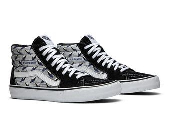 Buy Supreme x Vans Sk8-Hi Pro 'Diamond Plate Black Grey