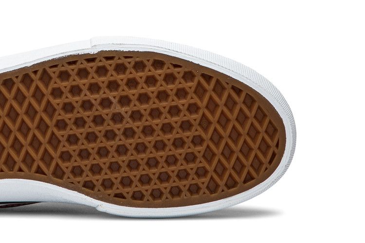 Vans Supreme X Classic Slip-On Pro Diamond Plate Red