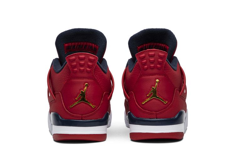 Jordan retro 4 outlet fiba gym red