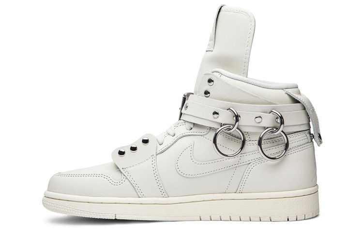 Comme des Garçons x Air Jordan 1 Retro Strap High 'White'