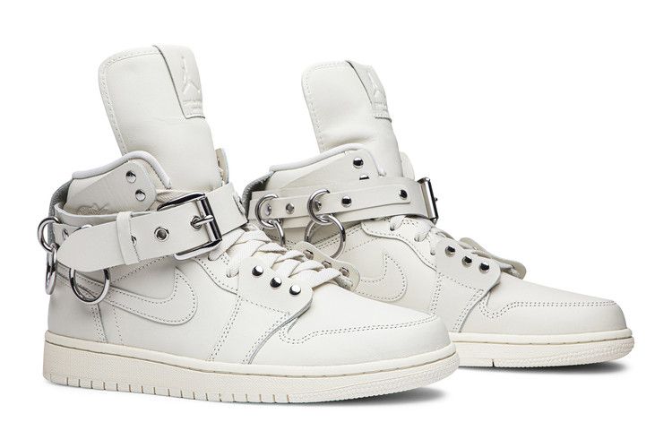 Buy Comme des Garçons x Air Jordan 1 Retro Strap High 'White