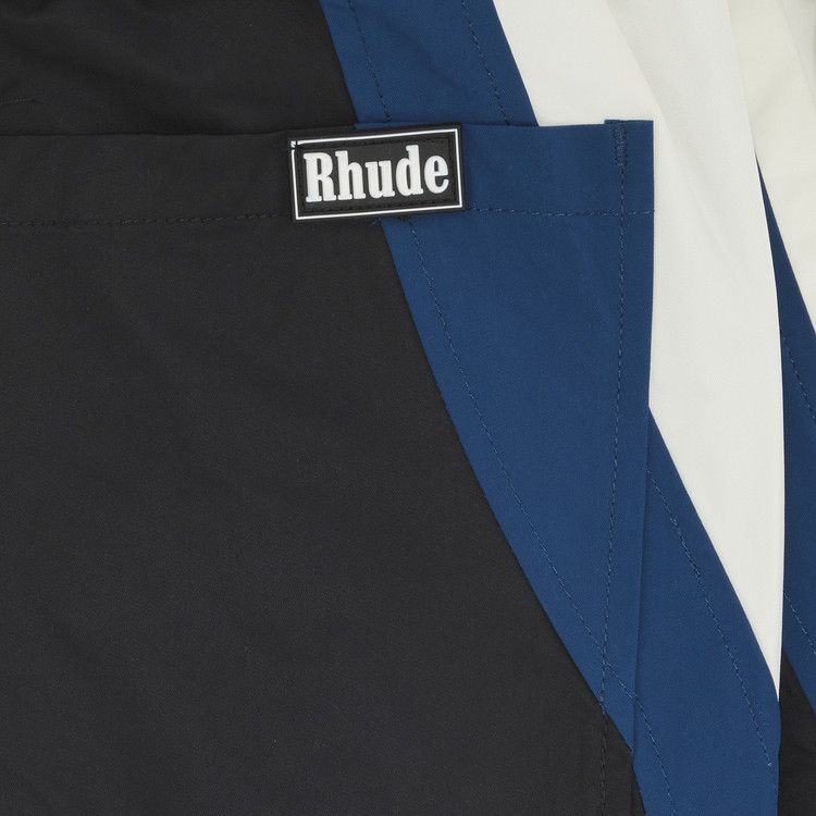 Rhude Color Blocked Track Pant 'black/Creme'