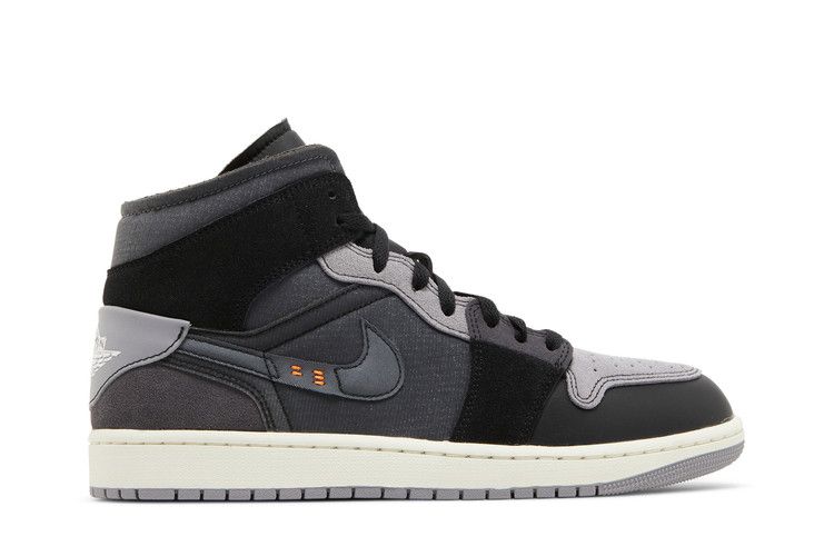 Jordan 1 Mid Craft Inside Out Black - Thumbnail 2