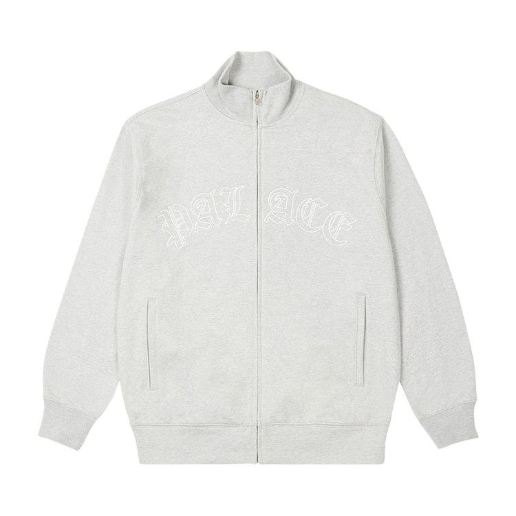 Buy Palace Established Zip Funnel 'Grey Marl' - P23CS136 | GOAT NL