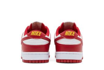 nike dunk low retro gym red white university gold