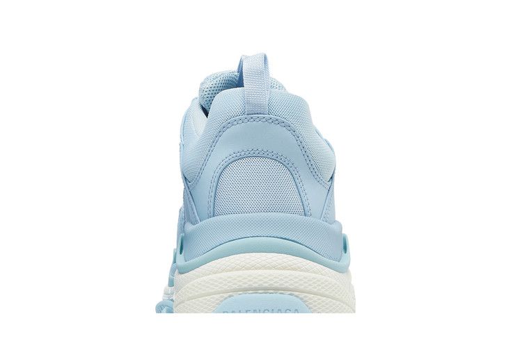 Balenciaga Triple S Sneaker Allover Logo - Light Blue