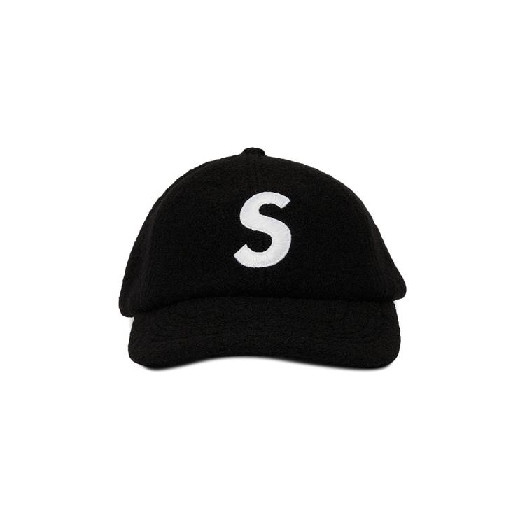 Buy Supreme Boiled Wool S Logo 6-Panel 'Black' - FW22H19 BLACK | GOAT