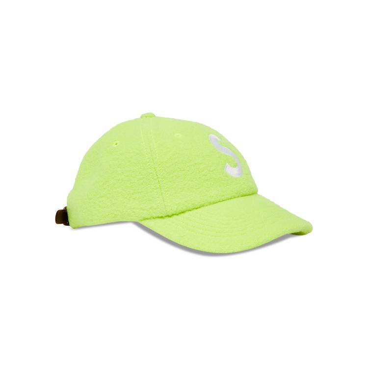 Buy Supreme Boiled Wool S Logo 6-Panel 'Flurorescent Green