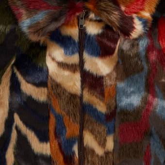 Supreme Multicolor Faux Fur Bomber Jacket 'Multicolor' | GOAT