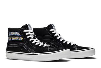 Vans Supreme Sk8 Hi Fuck The World - Black