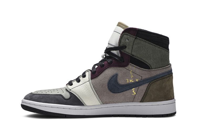 Buy The Shoe Surgeon x Air Jordan 1 High 'Travis Scott Earth Tone