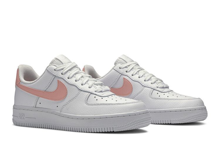 Nike air force white oracle pink best sale