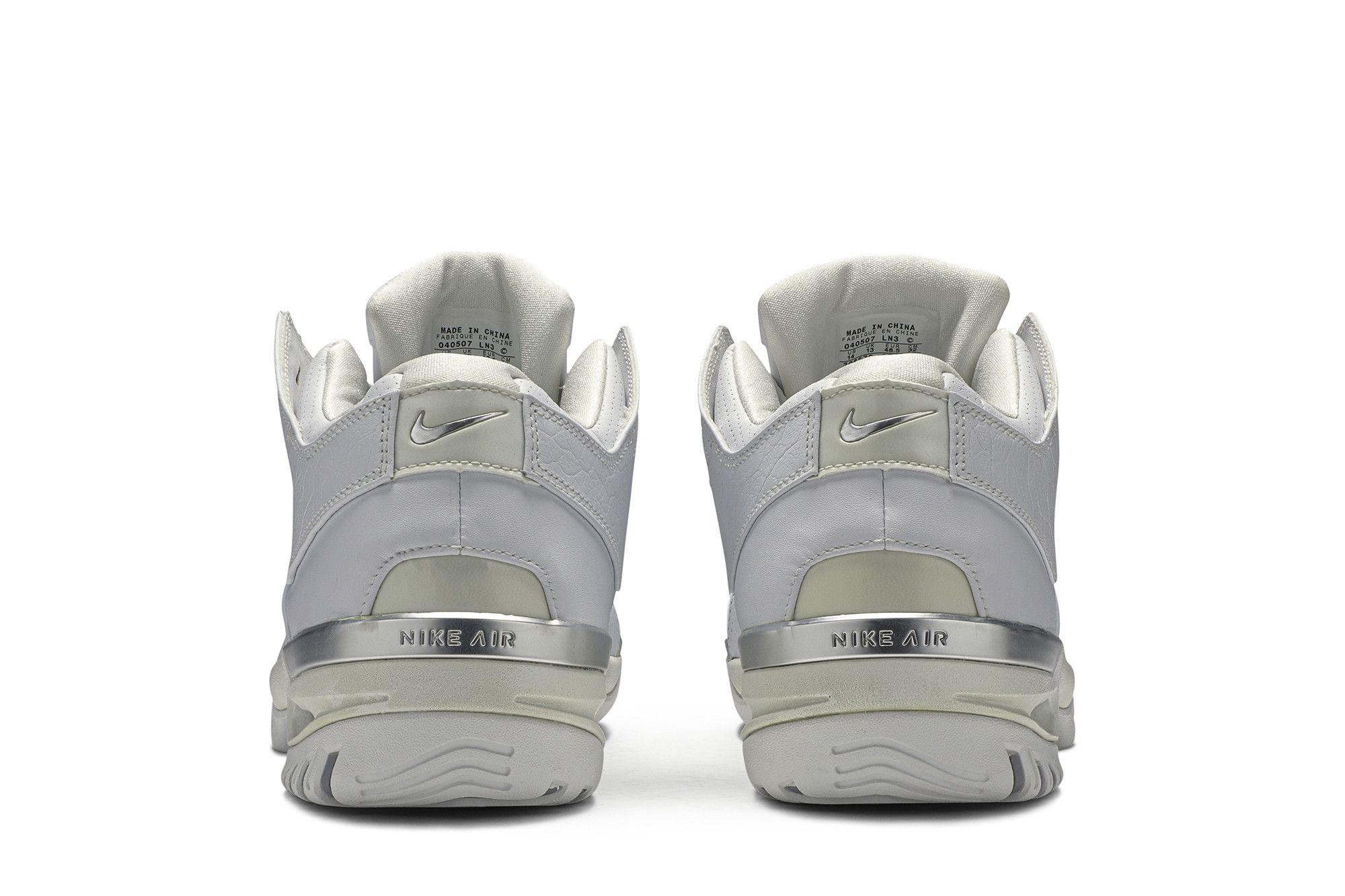 NIKE AIR ZOOM GENERATION LOW 'WHITE SILVER'