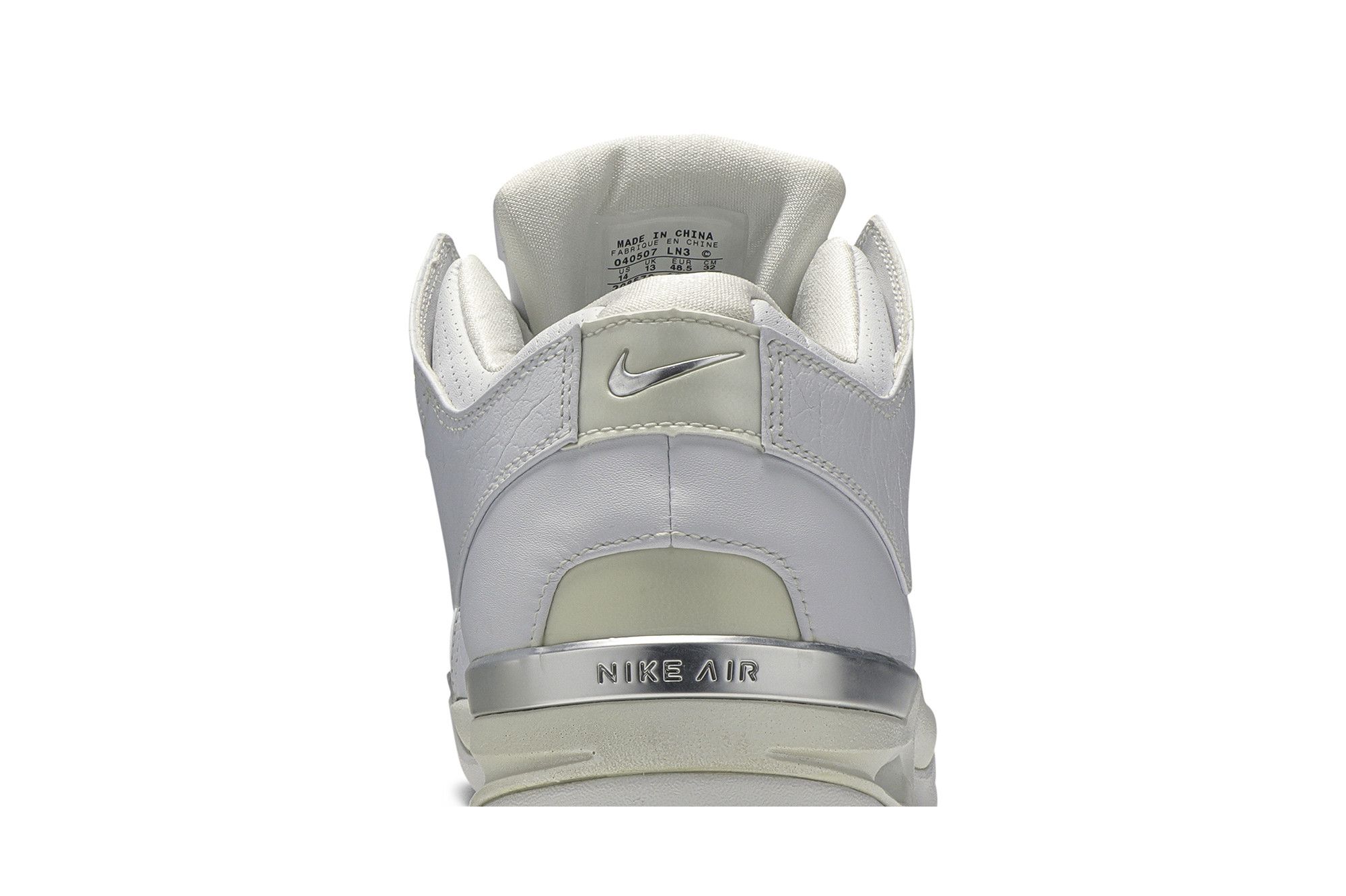 NIKE AIR ZOOM GENERATION LOW 'WHITE SILVER'