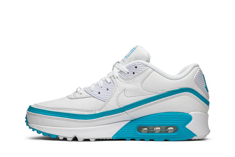 Buy Undefeated x Air Max 90 'White Blue Fury' - CJ7197 102 | GOAT