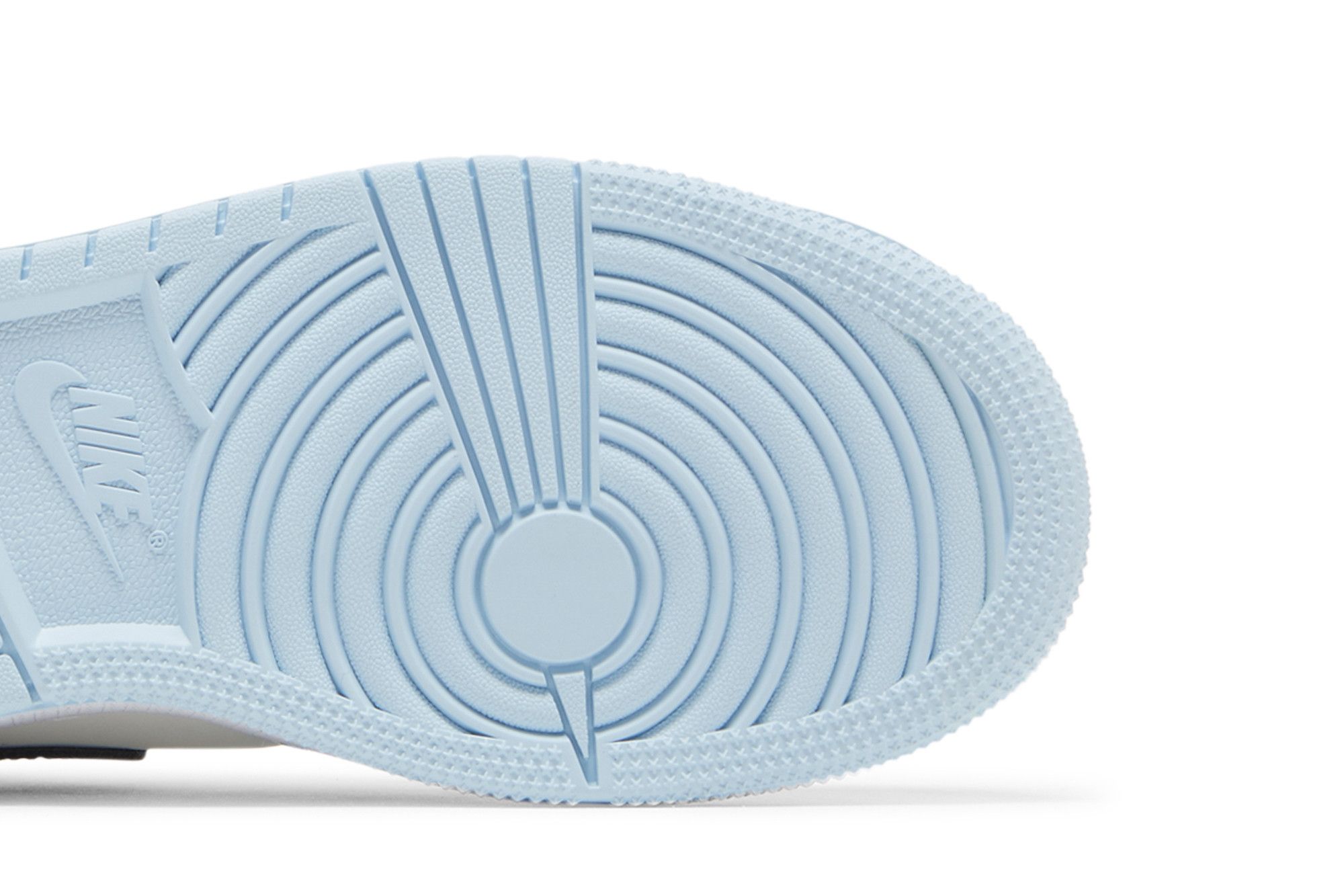 Pre-owned Air Jordan 1 Mid Gs 'ice Blue'