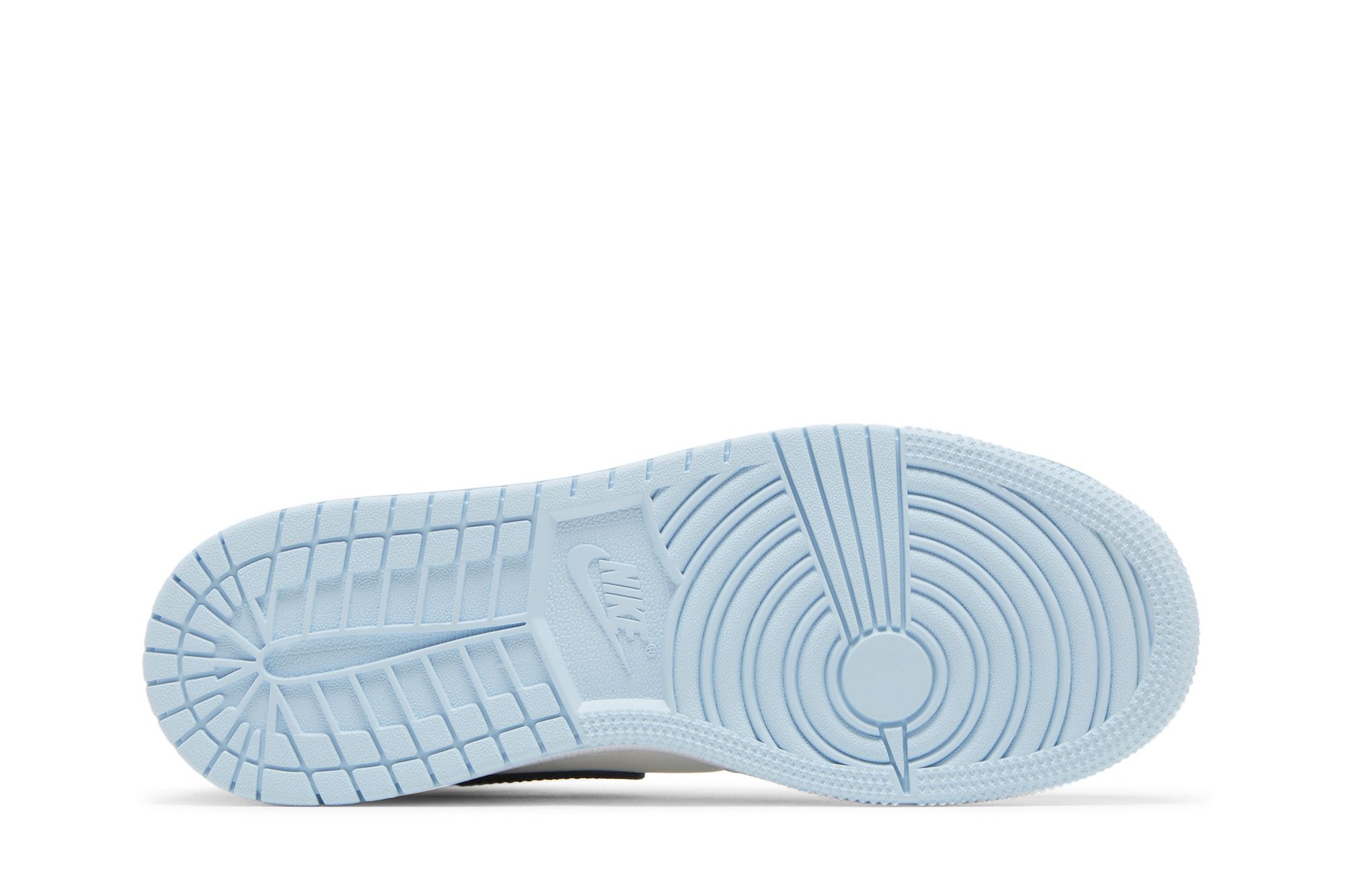 Pre-owned Air Jordan 1 Mid Gs 'ice Blue'