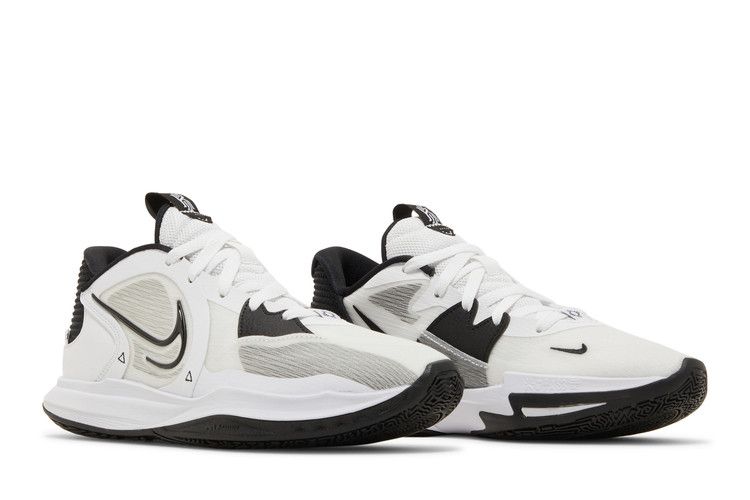 Men's kyrie 5 tb basketball shoes - on sale white/black