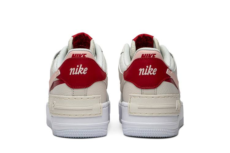 Nike Air Force 1 Shadow Γυναικεία Flatforms Sneakers Λευκά CI0919