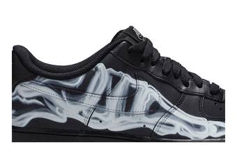 Air force 1 shop '07 skeleton qs black