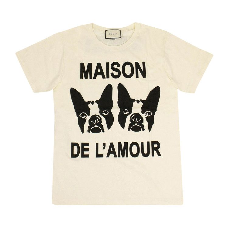 Buy Gucci Maison De l'Amour Cotton T-Shirt 'Off White
