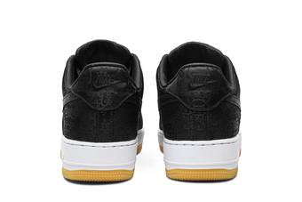 Buy Fragment Design x CLOT x Air Force 1 'Black Silk' - CZ3986 001