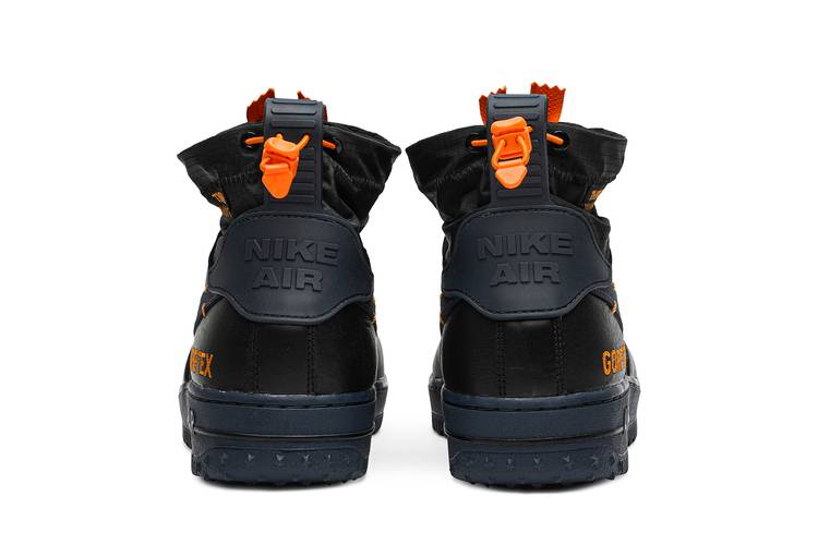 Nike Air Force 1 High WTR GTX Black Orange CQ7211-001 Men's Size 9 SHoes #B6