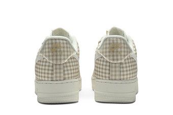 Air force 1 on sale gingham pack beige