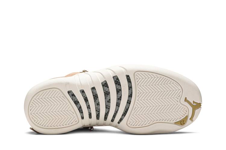 Nike Air Jordan 12 Retro Vachetta Tan Gold AO6068-203 Women Size 6 Preowned