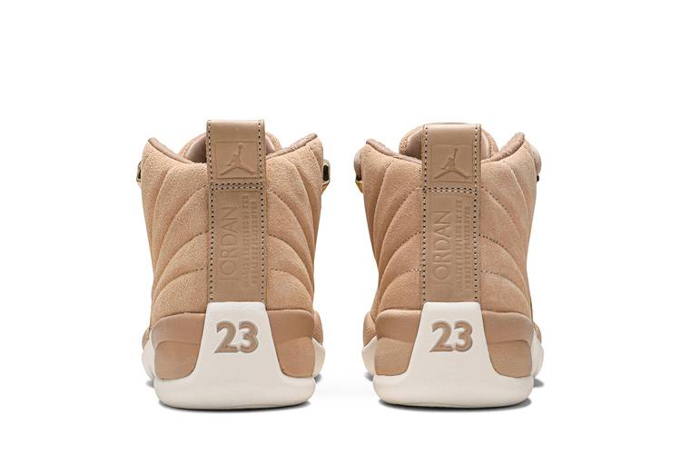 Nike Air Jordan 12 Retro Vachetta Tan Metallic Gold-Sail Women’s Shoes Size  9
